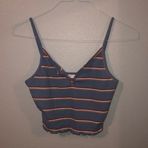 Striped crop top